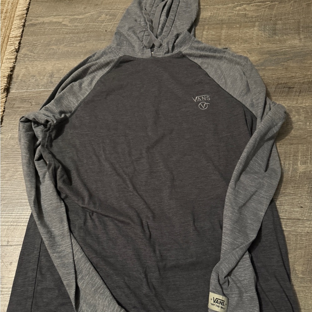 Vans Men's Two-Tone Gray Hoodie